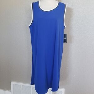 ABS dress t- shirt style color blue